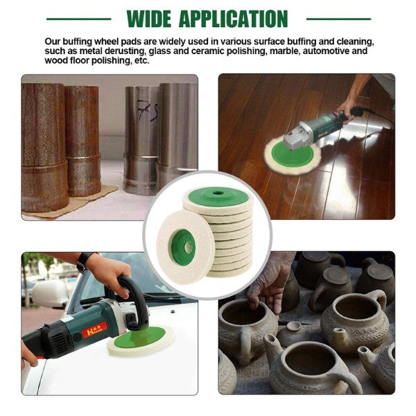 Polishing discs (3 units in set) | WOOLSHINE