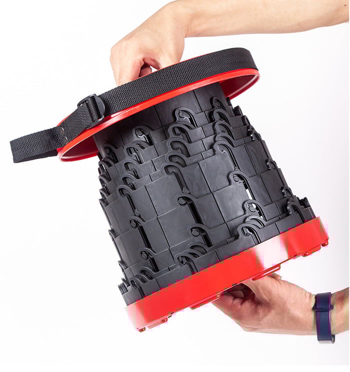 Portable folding stool