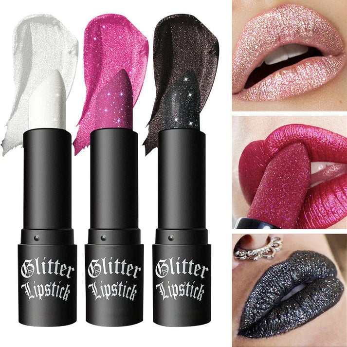 Matte Long Lasting Lipstick With Fine Glitter