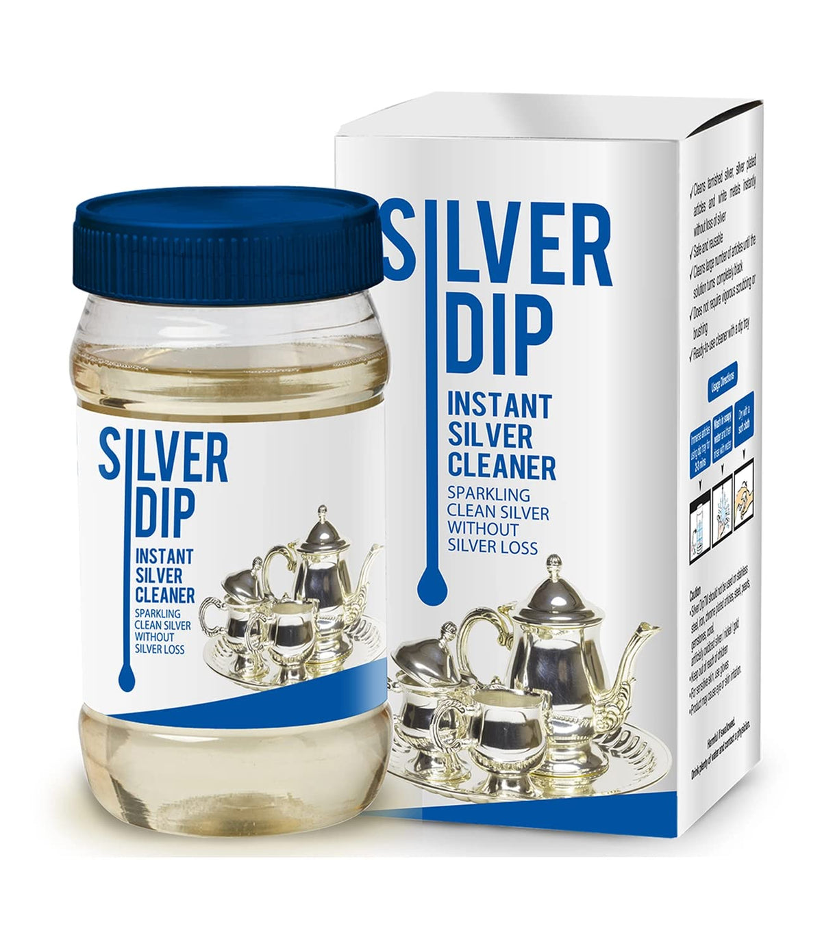 Silver Dip™ - Instant Jewellery & Silver Cleaner - Buy 1 Get 1 Free🔥