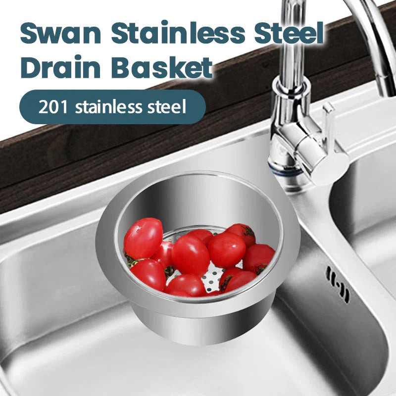 Multipurpose Kitchen Sink Swan Colander