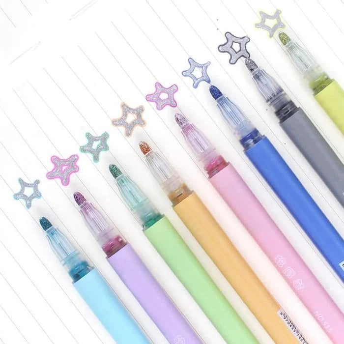 Super Squiggles Outline Marker pen - 12 Colors