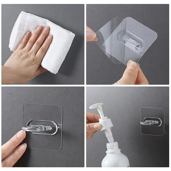 Multifunctional Round hook - Pack Of 6