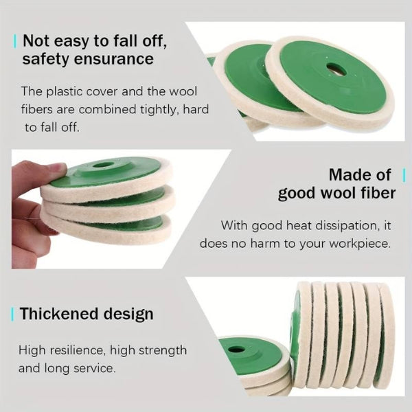 Polishing discs (3 units in set) | WOOLSHINE