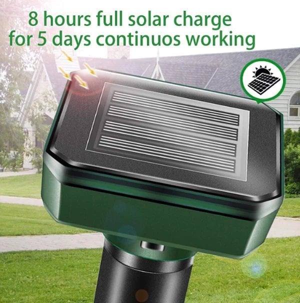 Solar Power Mouse Mole Snakes Pest Rodent Repeller