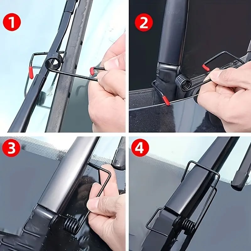 Windshield Wiper Arm Pressure Spring Booster - 1 PAIR