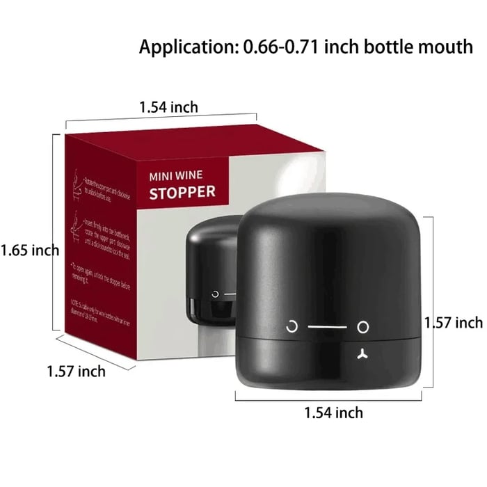 Silicone Sealed Wine, Beer, Champagne Stopper