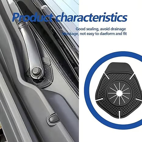 Car Wiper Arm Silicone Protection Pad, Windshield Wiper Hole Protective Cover Universal for Most Vehicles, PACK OF 4