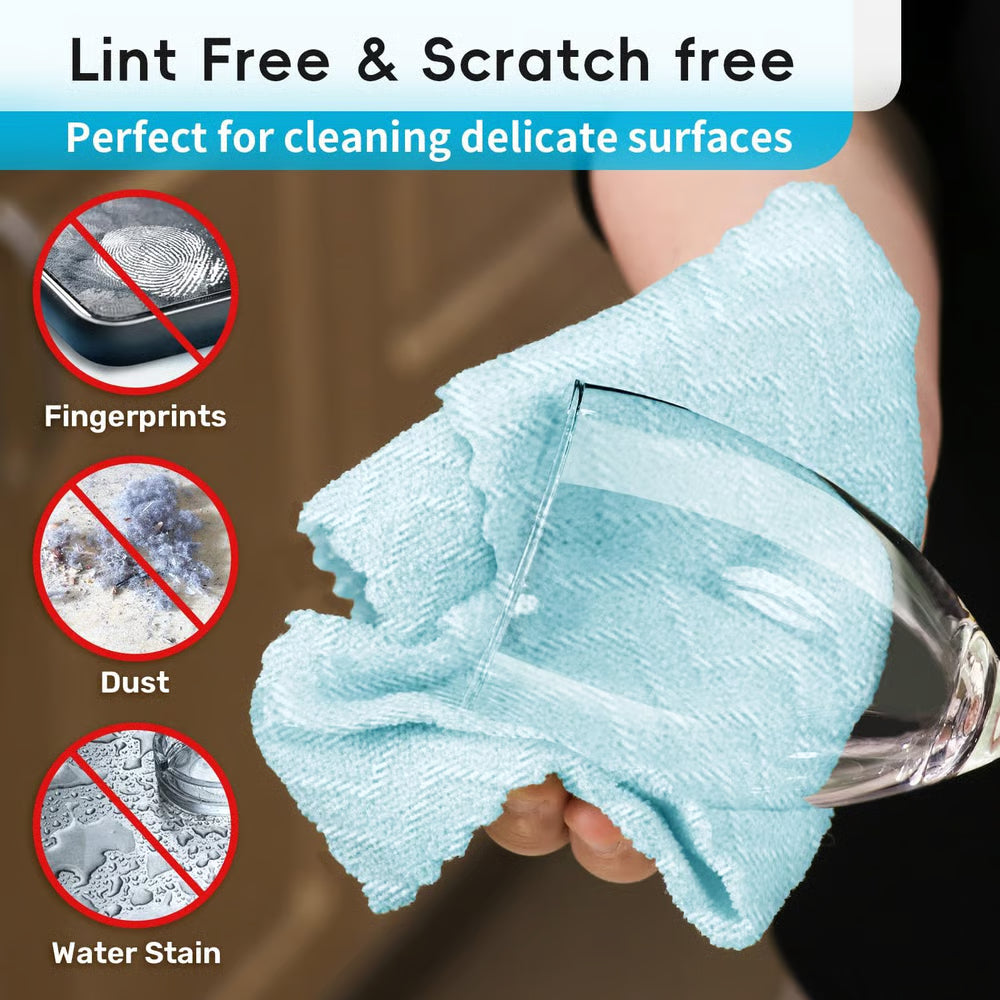 š„š§½ Microfiber Cleaning Cloths Roll ā 40 Pack Tear-Away Towels