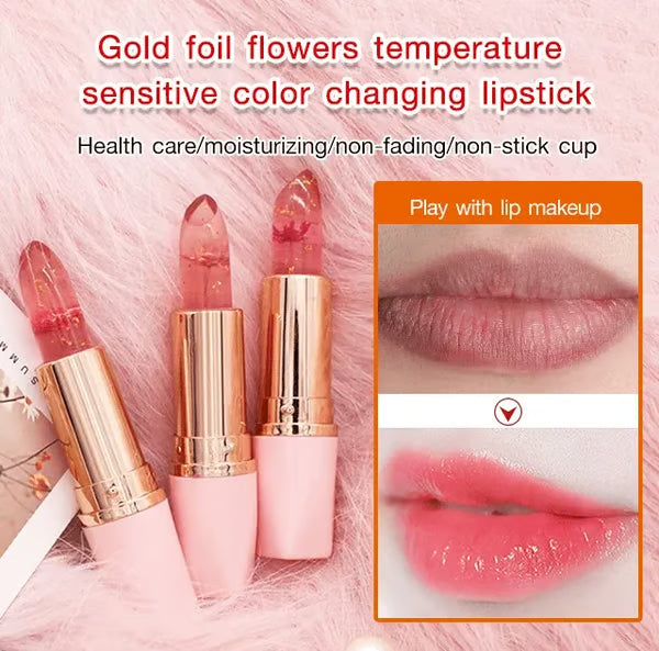 Crystal Jelly Flower Color Changing Lipstick-✨BEST GIFT