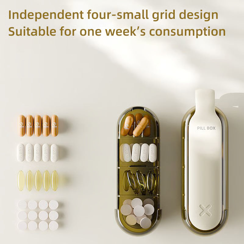 Portable medicine box dispensing box