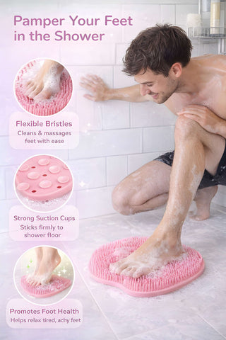 Flexscrub shower pad