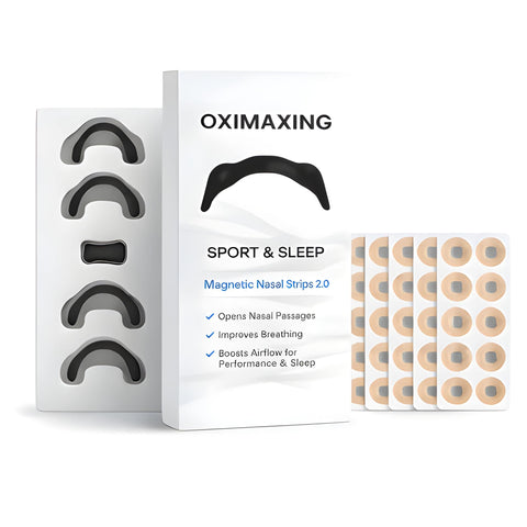 Oximaxing Magnetic Nose Strips 2.0 – Anti-Snoring & Breathing Support
