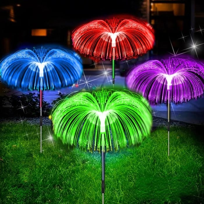 Solar Garden Changing Jellyfish Lights