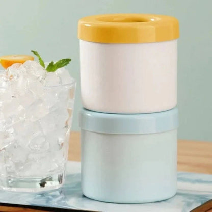 Cylindrical Silicone Ice Cube Tray