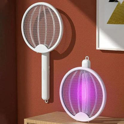 Green Zapinator - Eco-Friendly Electric UV Mosquito Swatter with Built-in Battery