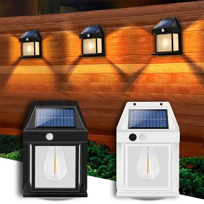 Solar Smart Sensor Waterproof Tungsten Filament Lights