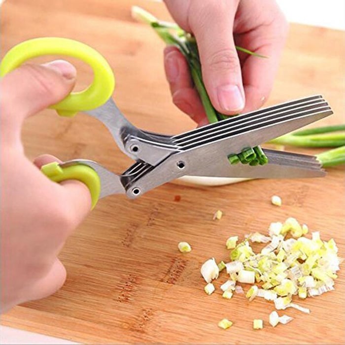 5 Blade Kitchen Salad Scissors