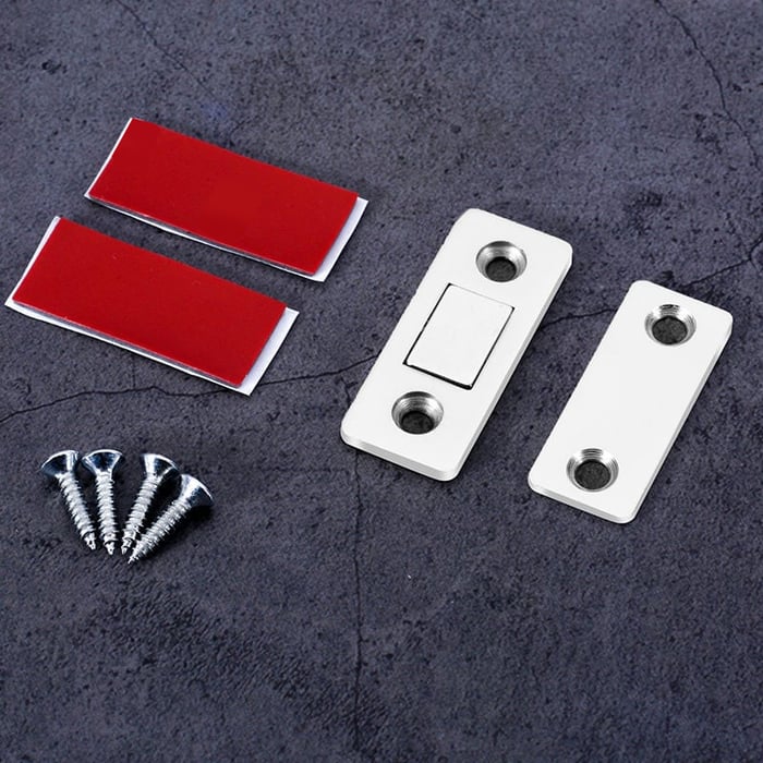 Ultra-Thin, Invisible Cabinet Door Magnets - Pack Of 4