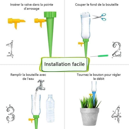 Watering System For Potted Plants