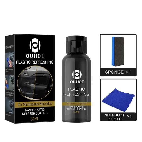 Car Plastic Plating Refurbishing Agent - Pack Of 2