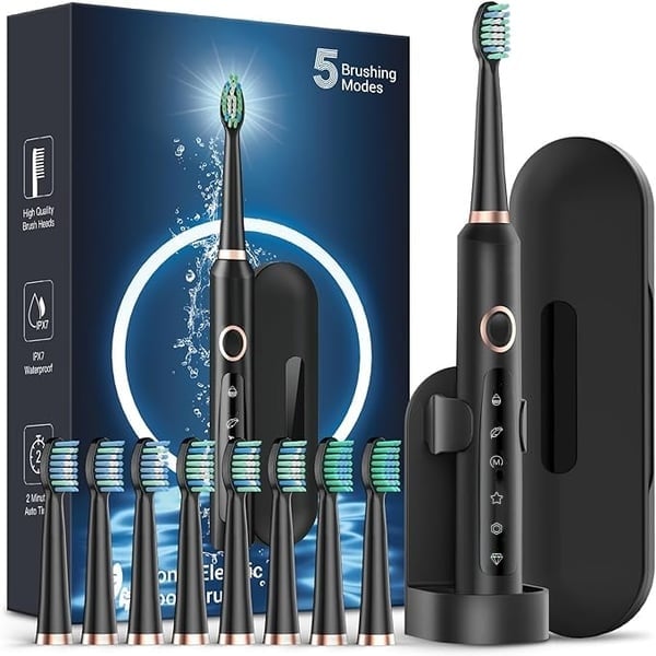 Electric sonic toothbrush for adults