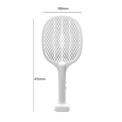 2-in-1 Electric Swatter & Night Mosquito Killing Lamp