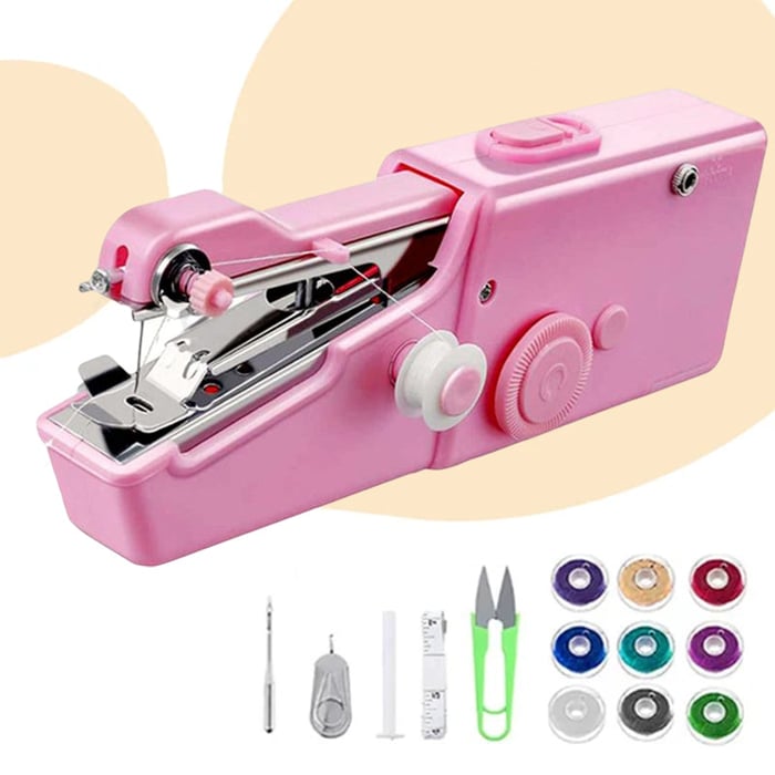 Portable mini hand sewing machine