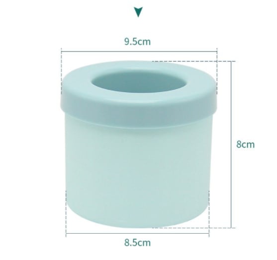 Cylindrical Silicone Ice Cube Tray