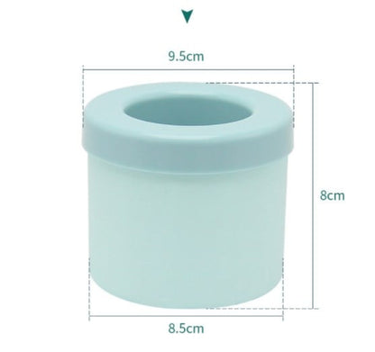 Cylindrical Silicone Ice Cube Tray