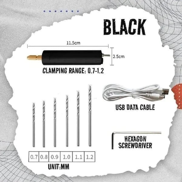 HANDY DRILLING ELECTRIC TOOL - 6 DRILL BITS