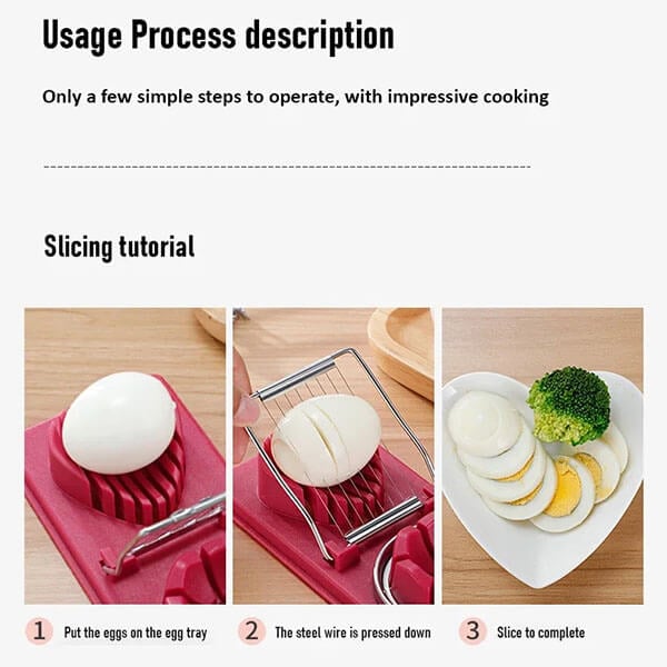 2 In 1 Multipurpose Egg Slicer