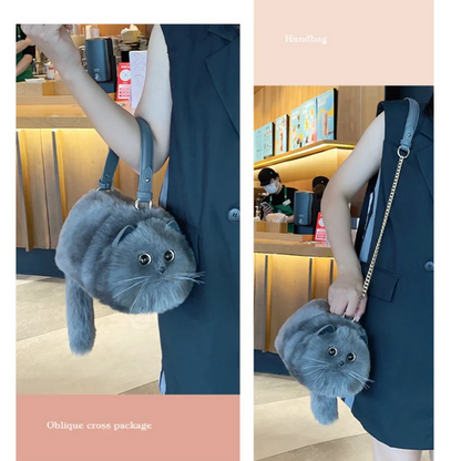 Realistic 3D Kitty Purse