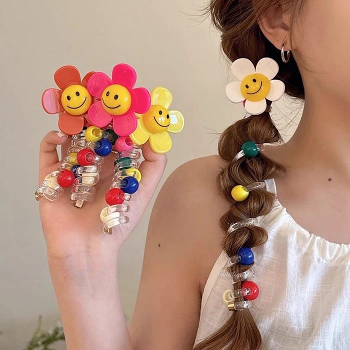 Butterfly & Colorful Telephone Wire Hair Bands for Kids