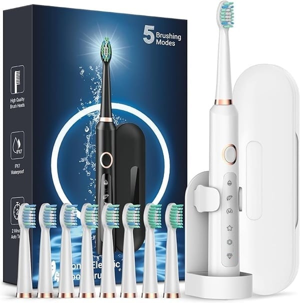 Electric sonic toothbrush for adults