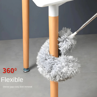 EXTENDABLE FAN CLEANING DUSTER + Toilet & Gap Cleaning Brush