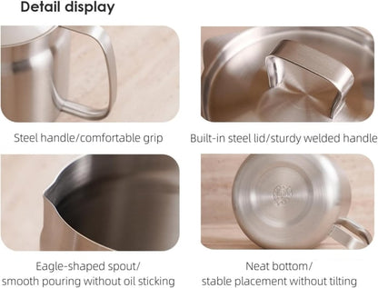 2-in-1 Stainless Steel Multifunctional Oil Strainer Pot