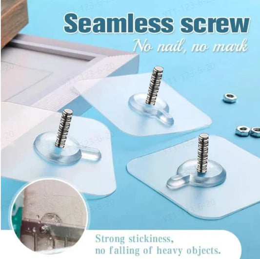 Punch-Free Screw Stickers