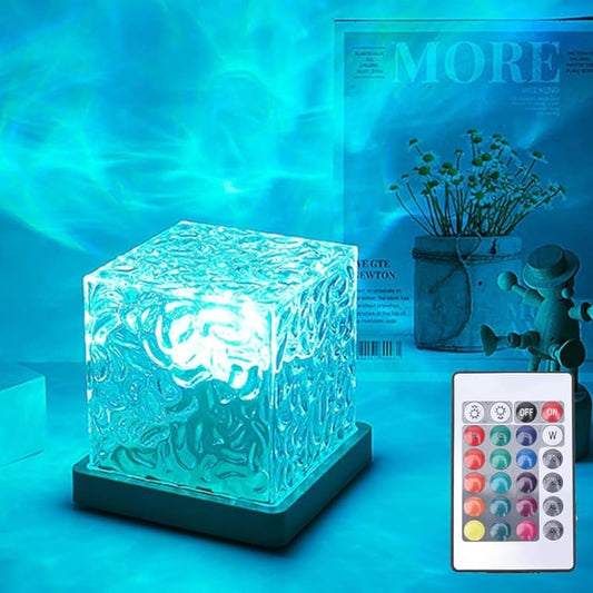 Water Ripple Lamp 16 Colors with Remote