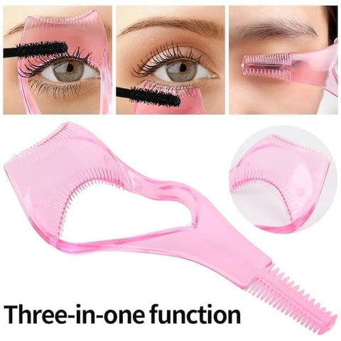 3-in-1 Eyelash Tools Mascara Shield Applicator Protector