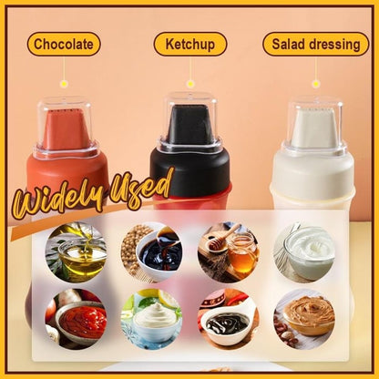 Condiment squeeze spray bottle