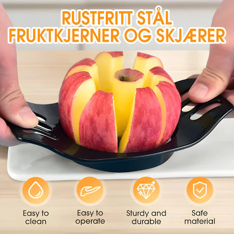 Stainless Steel Fruit Corer and Slicer