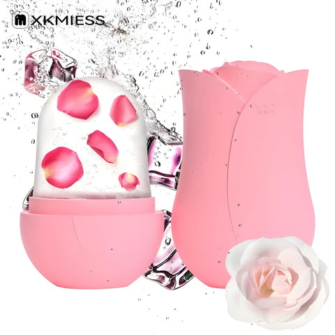 3D Rose Ice Roller for The Face