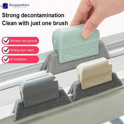 Door Window Groove Cleaning Brushes - Pack Of 2