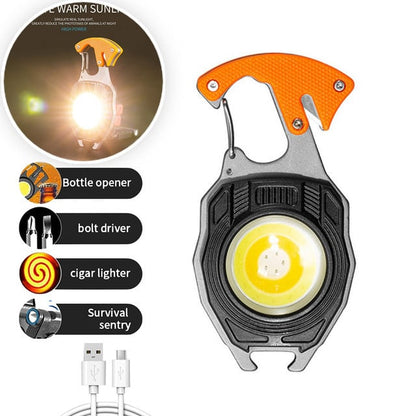Multifunction Keychain Flashlight