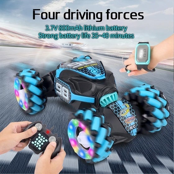 Gesture Sensing RC Stunt Car With Light & Music