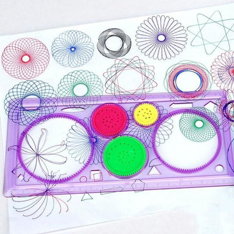 Spirograph Geometric Ruler Set