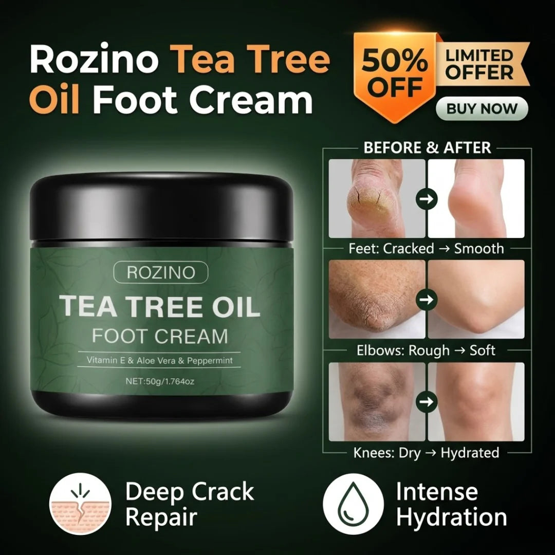 Soothing Foot Cream With Aloe Vera And Tea Tree