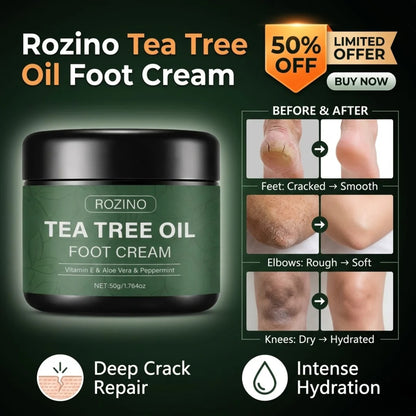 Soothing Foot Cream With Aloe Vera And Tea Tree