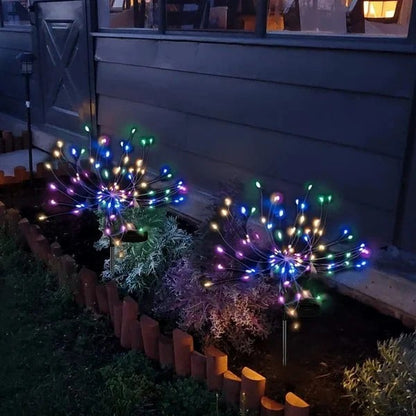 Waterproof Solar Garden Fireworks Lamp